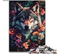 JigsawPuzzle 1000 Pieces for Adults Fantasy Wolf Jigsaw Puzzle Made of Wood for Birthdays, Holidays & Home Decor size 50X75CM