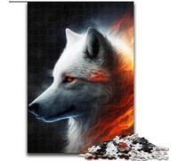 JigsawPuzzle 1000 Pieces for Adults Fantasy Wolf Puzzles for Adults for Family And Friends, Suitable for Ages 14+ size 50x75cm