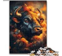 JigsawPuzzle 1000 Pieces for Adults Fantasy Yak Jigsaw Challenging Brain Teaser for Teenagers, Family Game Night Fun 50X75CM