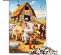 JigsawPuzzle 1000 Pieces for Adults Farm Animal Puzzle Made of cardboard,Perfect Home Or Office Decor, Ideal 1000pcs(26x38cm)