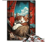 JigsawPuzzle 1000 Pieces for Adults Farm Cat Jigsaw Perfect for Teenagers & Family Fun, for Birthdays (size 26x38cm)