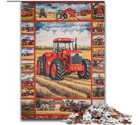 JigsawPuzzle 1000 Pieces for Adults Farm Implement Tractor 1000 Pieces Puzzles for Adults Interactive Family Game, Suitable for Ages 14+ (Size 26x38cm)