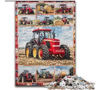 JigsawPuzzle 1000 Pieces for Adults Farm Implement Tractor Impossible Jigsaw Puzzles for Adults 26X38CM for Home Decor, Brain Training