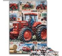 JigsawPuzzle 1000 Pieces for Adults Farm Implement Tractor Puzzle Challenging Brain Teaser for Teenagers, Family Game Night Fun 50X75CM
