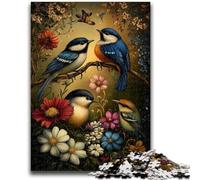 JigsawPuzzle 1000 Pieces for Adults Flower And Bird World Learning Educational Toy for Is Ideal As A Gift for The Whole Family 26x38cm