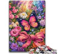 JigsawPuzzle 1000 Pieces for Adults Flowers Butterfly for And 14 Years And over Educational Challenge Fun Activities at Home, Birthday Gifts, Travel Gifts 50x75cm