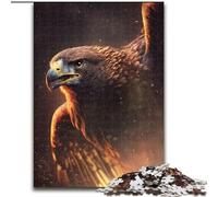 JigsawPuzzle 1000 Pieces for Adults Flying Eagle Impossible Jigsaw Puzzles for Adults size 50x75cm Colorful Home Decor & Interactive Family Game