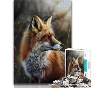 JigsawPuzzle 1000 Pieces for Adults Forest Fox,Challenging Game And Family Play Educational Game for Birthday,Chrismas 38X26CM