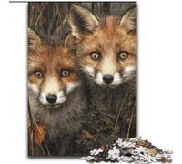 JigsawPuzzle 1000 Pieces for Adults Forest Fox, Educational Games Home Decoration Suitable for Desktop Decoration (Size 50x75cm)