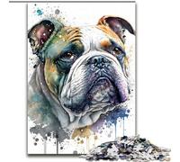 JigsawPuzzle 1000 Pieces for Adults French Bulldog 1000 Pieces Puzzle Gifts Family Game Night, Home Decor & Brain Training Gift Size 50X75CM
