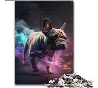 JigsawPuzzle 1000 Pieces for Adults French Bulldog Nebula 1000Pc Adults Jigsaw Puzzle for Teenagers, Family Interactive Game, Challenge Gift size 50x75cm