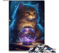 JigsawPuzzle 1000 Pieces for Adults Funny Fantasy Cat 1000 Piece Jigsaw Family Bonding Activity, Home Decor Gift, Family Toy Game (Size 26x38cm)