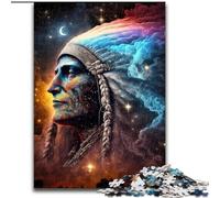 JigsawPuzzle 1000 Pieces for Adults Galaxy Art Indians Puzzle for Teenagers, Couples, And Friends for Birthdays, Christmas (size : 26x38cm)