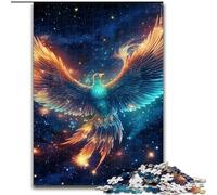 JigsawPuzzle 1000 Pieces for Adults Galaxy Bird of Phoenix Jigsaw Puzzles Made of Wood,Suitable for Birthdays, Halloween, Thanksgiving, Easter 1000pcs(50x75cm)
