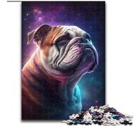JigsawPuzzle 1000 Pieces for Adults Galaxy Bulldog Jigsaw Puzzles Made of cardboard,Toys Gift Educational Intellectual Decompressing Fun Family Game 1000pcs(26x38cm)