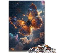JigsawPuzzle 1000 Pieces for Adults Galaxy Butterfly Help The Brain Exercise Addictive Toys to Cultivate Patience Suitable for Couples 50x75cm
