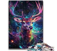 JigsawPuzzle 1000 Pieces for Adults Galaxy Deer Learning Educational Toys Unique Home Decor And Gifts for 14+ 50x75cm