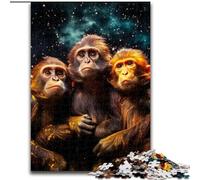 JigsawPuzzle 1000 Pieces for Adults Galaxy Monkey Puzzle for Teenagers, Family Game Night, Brain-Challenging Gift Idea (size : 26x38cm)