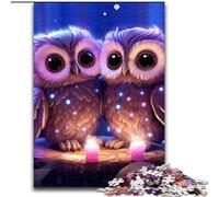 JigsawPuzzle 1000 Pieces for Adults Galaxy Owl Puzzle for Home Decor, Ideal Christmas & New Year Gift for Teenagers (size : 50x75cm)