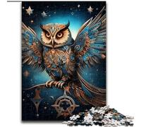JigsawPuzzle 1000 Pieces for Adults Galaxy Owl Puzzle for Home Decor, Ideal Christmas & New Year Gift for Teenagers (size : 26x38cm)