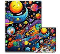 JigsawPuzzle 1000 Pieces for Adults Galaxy Planet cardboard Jigsaw Puzzles Ideal DIY Decor & Brain Teaser Gift 26X38CM/10.23x14.96inch