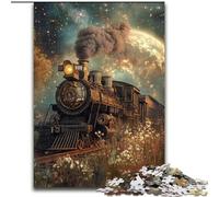 JigsawPuzzle 1000 Pieces for Adults Galaxy Train Impossible Jigsaw Puzzles for Adults 26X38CM Colorful Home Decor & Interactive Family Game