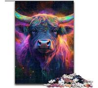 JigsawPuzzle 1000 Pieces for Adults Galaxy Yak Wooden Puzzles size 50x75cm for Holidays, Birthdays, And Family Game Nights
