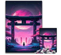 JigsawPuzzle 1000 Pieces for Adults Gate to The Beyond Wooden Jigsaw Puzzles for Adults Perfect for Family Fun on Christmas, Thanksgiving, Birthdays & Easter 50x75CM/19.68x29.52inch