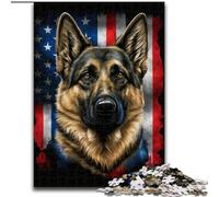 JigsawPuzzle 1000 Pieces for Adults German Shepherd Jigsaw Puzzles size 50x75cm Colorful Home Decor & Interactive Family Game