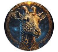 JigsawPuzzle 1000 Pieces for Adults Giraffe Difficult Puzzles for Adults Brain Teaser Game for Teenagers, for Family Game Night (67.5x67.5cm)