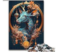 JigsawPuzzle 1000 Pieces for Adults Giraffe Enchantment Spells Challenging Puzzles size 50x75cm Family Activity, DIY Home Decor