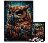 JigsawPuzzle 1000 Pieces for Adults Golden Owl ElegancePaper Jigsaw Puzzles for Adults Challenging Brain Teaser for Teenagers Family Fun Interactive Game 1000 PCS(38x26cm)
