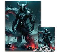 JigsawPuzzle 1000 Pieces for Adults Hades The Death Lord Paper Jigsaw Puzzles for Travel Lovers Couples Challenging Toy 1000 PCS(38x26cm)