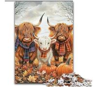 JigsawPuzzle 1000 Pieces for Adults Halloween Yak Puzzles for Adults 26X38CM for Holidays, Birthdays, And Family Game Nights
