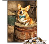 JigsawPuzzle 1000 Pieces for Adults Happy Corgi Puzzle for Teenagers, Family Game Night, Brain-Challenging Gift Idea (size 50x75cm)