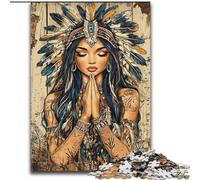 JigsawPuzzle 1000 Pieces for Adults Indian Princess, Games Toys Gift Unique Birthday And Gifts for And Age 14 Years Up (Size 50x75cm)