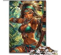 JigsawPuzzle 1000 Pieces for Adults Indian Princess Puzzle Interactive Family Game, Ideal, Family Activity Game (size 50x75cm)