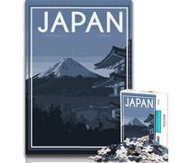 JigsawPuzzle 1000 Pieces for Adults Japan Travel Art Mount,Challenging Game And Family Play Educational Game for Birthday,Chrismas (38x26cm)