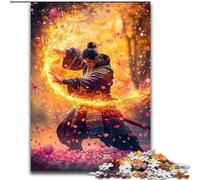 JigsawPuzzle 1000 Pieces for Adults Japanese Ninja Warrior Jigsaw Perfect for Teenagers & Family Fun, for Birthdays (size 26x38cm)