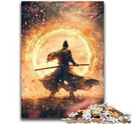 JigsawPuzzle 1000 Pieces for Adults Japanese Ninja Warrior Learning Educational Toy for Is Ideal As A Gift for The Whole Family 26x38cm