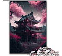 JigsawPuzzle 1000 Pieces for Adults Japanese Style Temple Jigsaw Puzzles for Adults for Birthdays, Holidays, Space Party Decorations (Size 50x75cm)