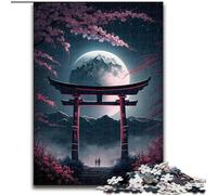 JigsawPuzzle 1000 Pieces for Adults Japanese Torii Gate Jigsaw Puzzle Made of cardboard,Fun at Home Activities, Birthday Present, Travel Gifts 1000pcs(26x38cm)