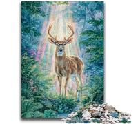 JigsawPuzzle 1000 Pieces for Adults Jungle Deer Learning Educational Toys Unique Home Decor And Gifts for 14+ 50x75cm