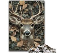 JigsawPuzzle 1000 Pieces for Adults Jungle Deer Learning Educational Toys Unique Home Decor And Gifts for 14+ 50x75cm