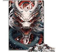 JigsawPuzzle 1000 Pieces for Adults King Fantasy Dragon 1000 Pieces Puzzle Gifts Family Game Night, Home Decor & Brain Training Gift Size 26X38CM