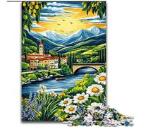 JigsawPuzzle 1000 Pieces for Adults Landscape Art, for And 14 Years And over for Educational Game Challenge Toy Gift for Birthdays (Size 50x75cm)