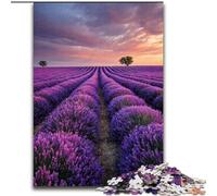 JigsawPuzzle 1000 Pieces for Adults Lavender Garden, Suitable for People Aged 14 And Above Challenging To Complete But Fun And Humorous Great Gift (size 50x75cm)