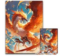 JigsawPuzzle 1000 Pieces for Adults Legendary Phoenix CreaturePaper Jigsaw Puzzles for Travel Lovers Couples Challenging Toy 1000 PCS(38x26cm)