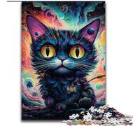 JigsawPuzzle 1000 Pieces for Adults Magic Art Cat Puzzle for Teenager & Families, Perfect DIY Decor & Brain-Teasing Challenge (size : 26x38cm)