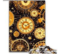 JigsawPuzzle 1000 Pieces for Adults Magic Clock, Family Game Stress Reliever Difficult Challenge A Work of Art for Ages 14+ (size 26x38cm)
